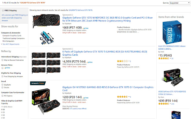 Amazon Currency Converter  from Chrome web store to be run with OffiDocs Chromium online