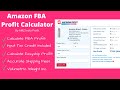 Amazon FBA Profit Calculator By AIP  from Chrome web store to be run with OffiDocs Chromium online