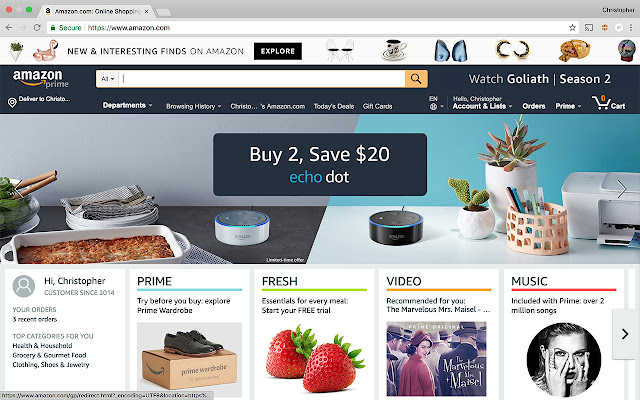 amazon font  from Chrome web store to be run with OffiDocs Chromium online