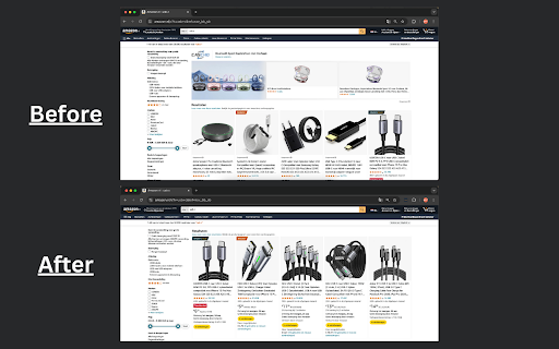 Amazon Hide (Worldwide) Sponsored Posts  from Chrome web store to be run with OffiDocs Chromium online