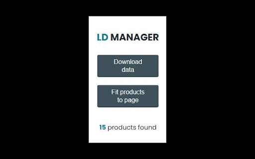 Amazon LD manager  from Chrome web store to be run with OffiDocs Chromium online
