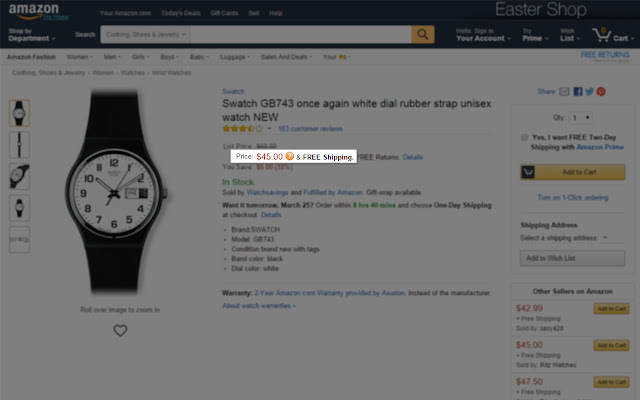 Amazon Price Compare  from Chrome web store to be run with OffiDocs Chromium online