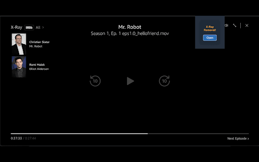 Amazon Prime X Ray Disabler  from Chrome web store to be run with OffiDocs Chromium online