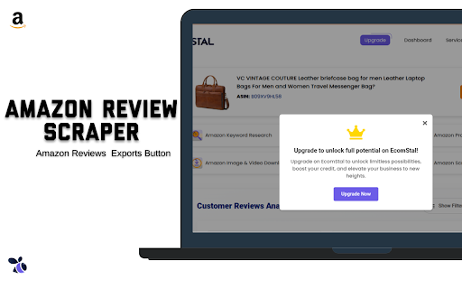 Amazon Reviews Scraper and Exporter | Ecomstal  from Chrome web store to be run with OffiDocs Chromium online