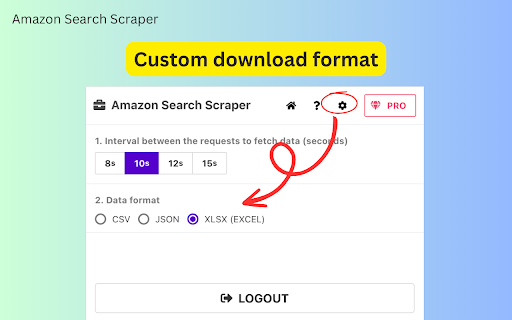 Amazon Search Scraper  from Chrome web store to be run with OffiDocs Chromium online