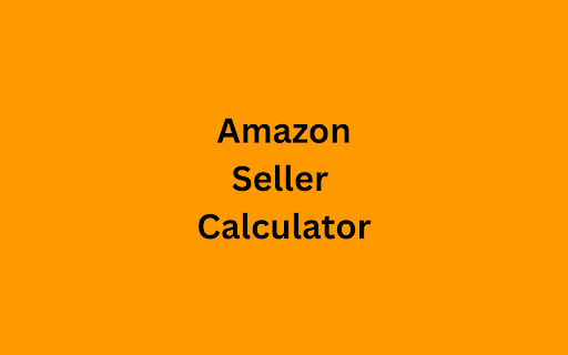 Amazon Seller Calculator  from Chrome web store to be run with OffiDocs Chromium online