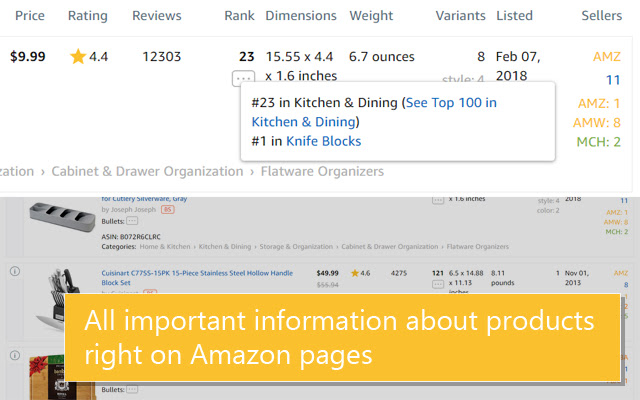 Amazon Smart Scout View FREE  from Chrome web store to be run with OffiDocs Chromium online