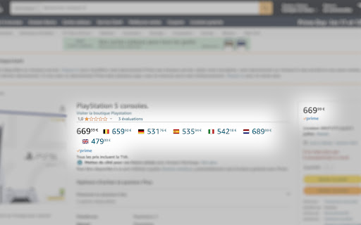 Amazon Switch  from Chrome web store to be run with OffiDocs Chromium online