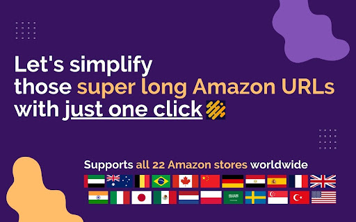Amazon URL Simplifier  from Chrome web store to be run with OffiDocs Chromium online
