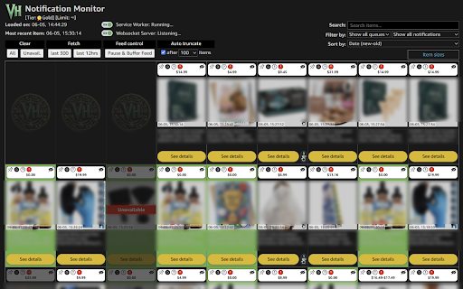 Amazon Vine Helper  from Chrome web store to be run with OffiDocs Chromium online