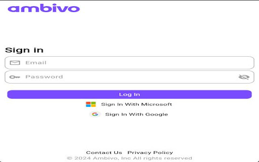 Ambivo  from Chrome web store to be run with OffiDocs Chromium online
