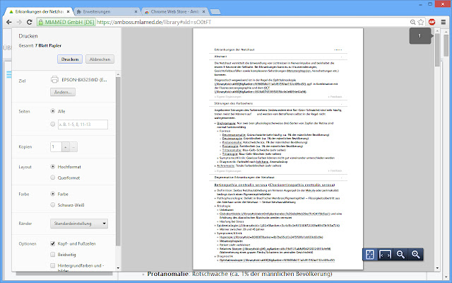 Amboss printer  from Chrome web store to be run with OffiDocs Chromium online