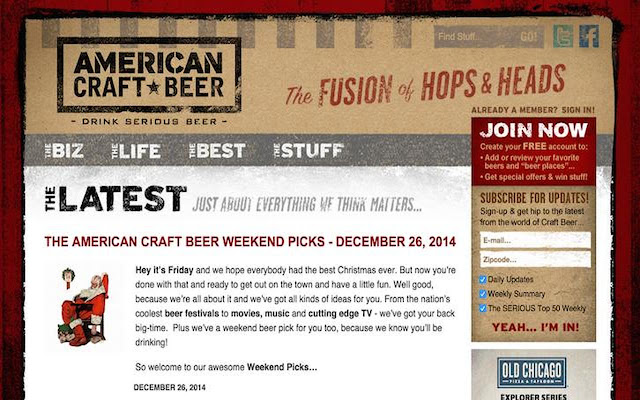 AmericanCraftBeer.com  from Chrome web store to be run with OffiDocs Chromium online