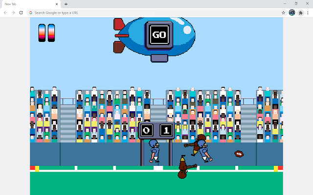 American Football Touchdown Game  from Chrome web store to be run with OffiDocs Chromium online