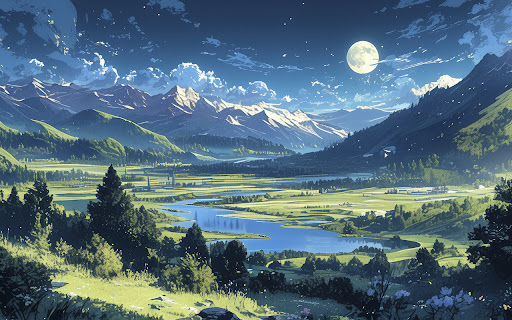 A mesmerizing anime  from Chrome web store to be run with OffiDocs Chromium online