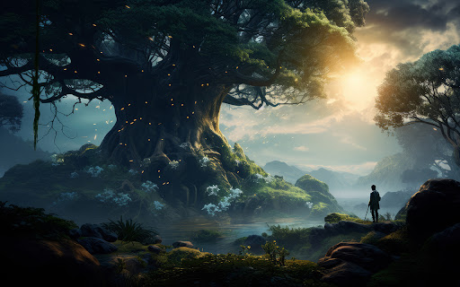 Amidst the endless grassland glowing with sunset  from Chrome web store to be run with OffiDocs Chromium online
