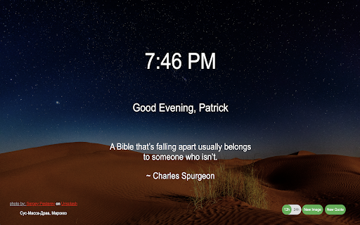 A Moment With Spurgeon  from Chrome web store to be run with OffiDocs Chromium online