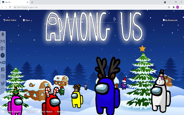 Among Us Christmas Wallpaper  from Chrome web store to be run with OffiDocs Chromium online