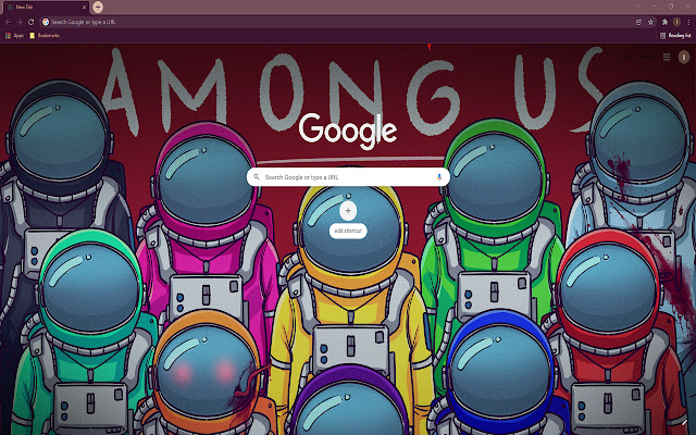 Among us HD Wallpaper Theme  from Chrome web store to be run with OffiDocs Chromium online