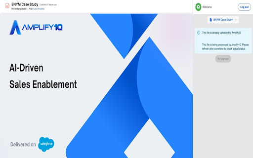 Amplify10  from Chrome web store to be run with OffiDocs Chromium online
