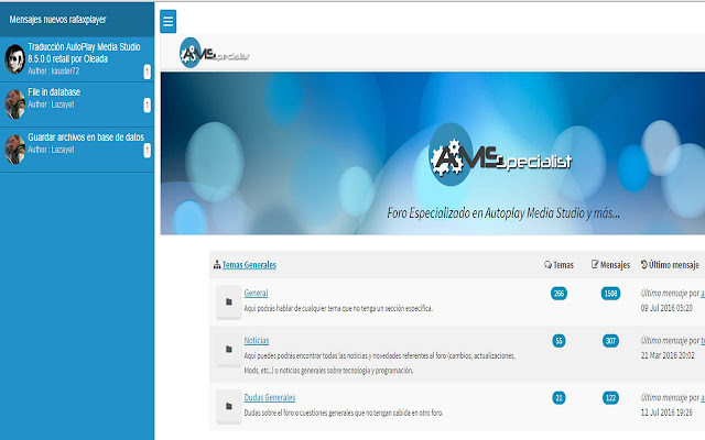 AMSSpecialist Forums  from Chrome web store to be run with OffiDocs Chromium online