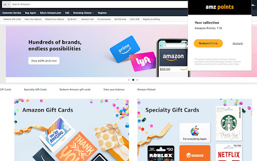 Amz Points  from Chrome web store to be run with OffiDocs Chromium online