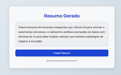 Analisador de Texto  from Chrome web store to be run with OffiDocs Chromium online