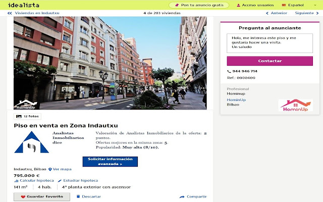 Analistas Inmobiliarios  from Chrome web store to be run with OffiDocs Chromium online