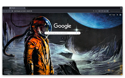 An Astronaut On an Abandoned Planet  from Chrome web store to be run with OffiDocs Chromium online