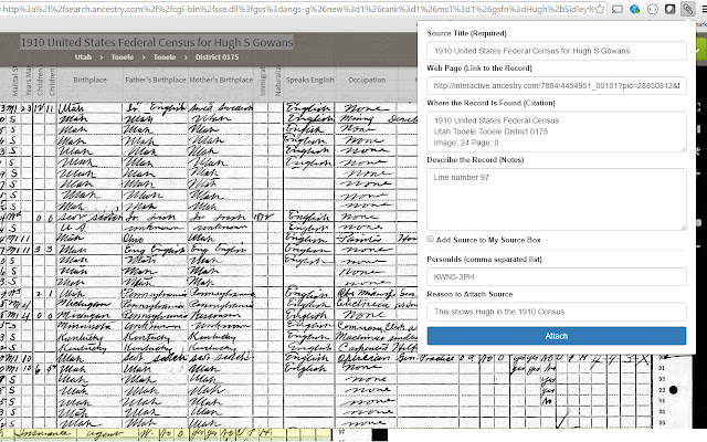 Ancestry Source Linker van de Chrome-webwinkel om te worden uitgevoerd met OffiDocs Chromium online