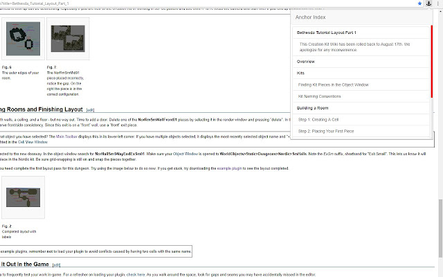 Anchor Index  from Chrome web store to be run with OffiDocs Chromium online