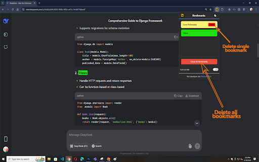 Anchor Mark  from Chrome web store to be run with OffiDocs Chromium online