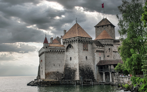 Ancient castle along the river  from Chrome web store to be run with OffiDocs Chromium online