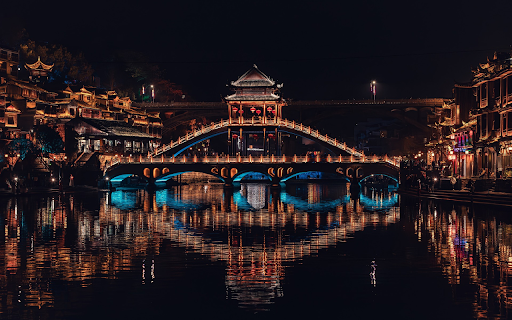 Ancient city at night  from Chrome web store to be run with OffiDocs Chromium online