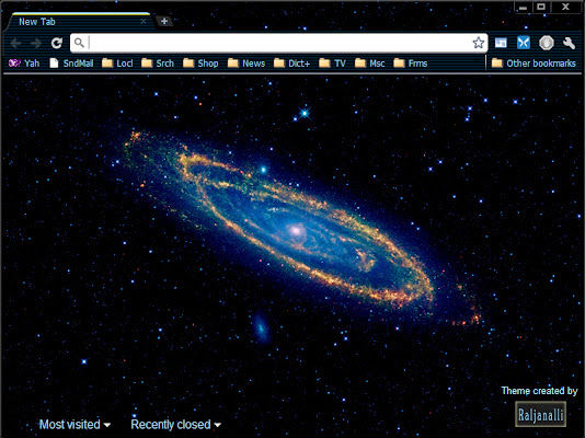 Тема AndromedaBlue 800 OpticBlue WISE1 из интернет-магазина Chrome будет работать с OffiDocs Chromium онлайн