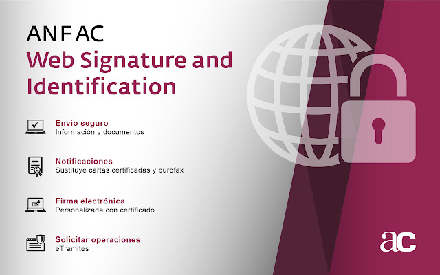 ANF AC Web Signature and Identification  from Chrome web store to be run with OffiDocs Chromium online