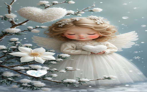 Angel girl wallpaper  from Chrome web store to be run with OffiDocs Chromium online