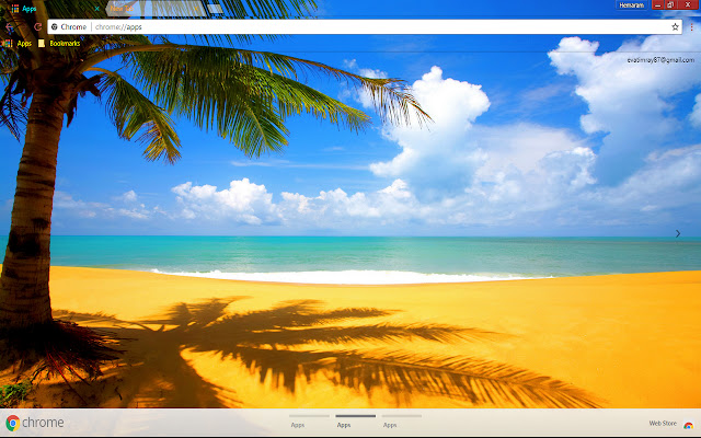 Angelic Palm beach  from Chrome web store to be run with OffiDocs Chromium online