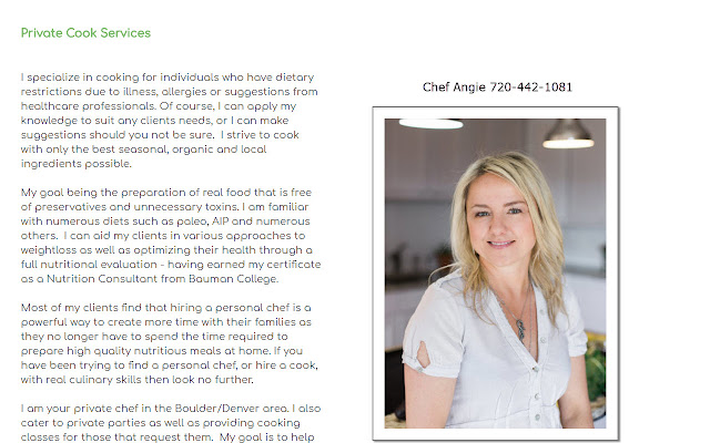 Angies Secret Garden Personal Chef Services  from Chrome web store to be run with OffiDocs Chromium online