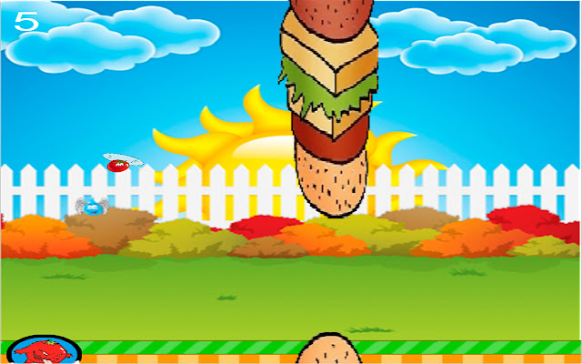 Angry flappy tomato  from Chrome web store to be run with OffiDocs Chromium online