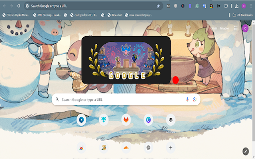 animal crossing: winter  from Chrome web store to be run with OffiDocs Chromium online