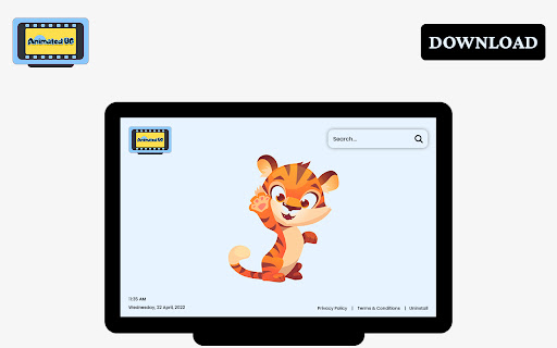 Animated BG  from Chrome web store to be run with OffiDocs Chromium online