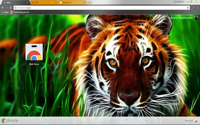 Animated Jungle Tiger Sharp eye Tiger  from Chrome web store to be run with OffiDocs Chromium online