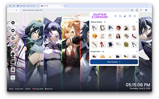Anime Cursor Custom Cursor for Chrome™ All in One Anime Cursors  from Chrome web store to be run with OffiDocs Chromium online