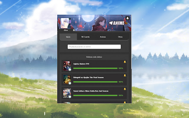 AnimeDB  from Chrome web store to be run with OffiDocs Chromium online