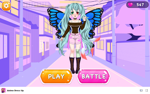 Anime Dress Up Angel or devil, cat or butterfly—who will you create?  from Chrome web store to be run with OffiDocs Chromium online