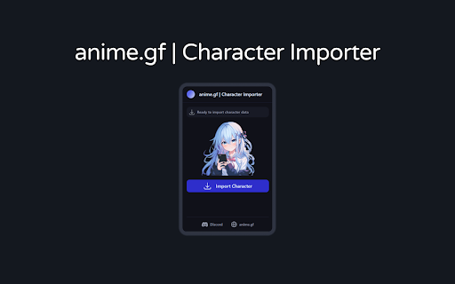 anime.gf | Character Importer  from Chrome web store to be run with OffiDocs Chromium online