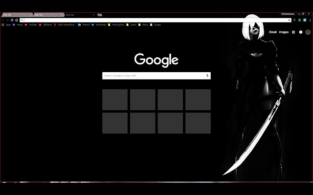 Anime Girl Black Theme 02  from Chrome web store to be run with OffiDocs Chromium online