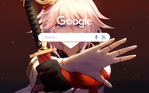 Anime Girl Pink Hair Yae Sakura Honkai Impact 3rd Anime Theme  from Chrome web store to be run with OffiDocs Chromium online