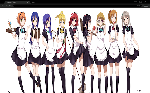 Anime Girls Ayase Koizumi Hanayo Live Wallpaper  from Chrome web store to be run with OffiDocs Chromium online